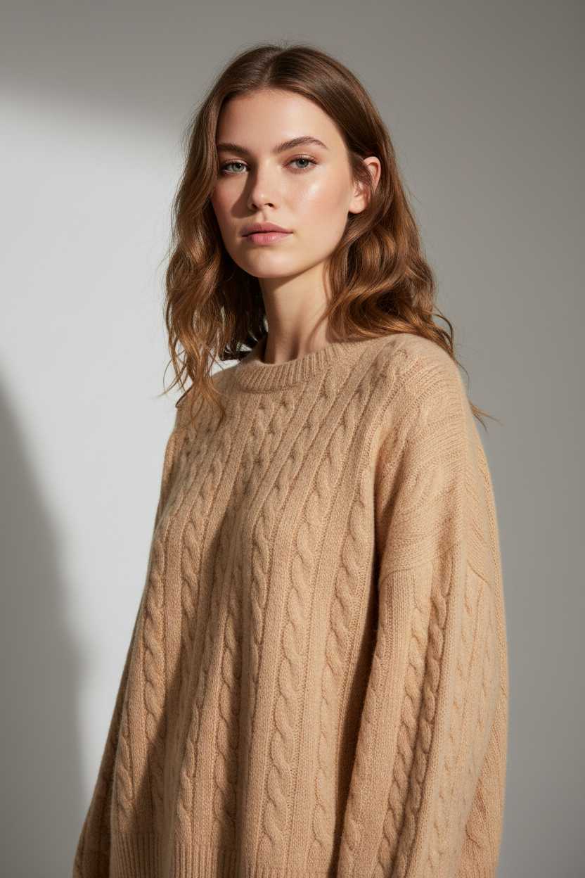 p1 Cozy Knit Pullover Sweater