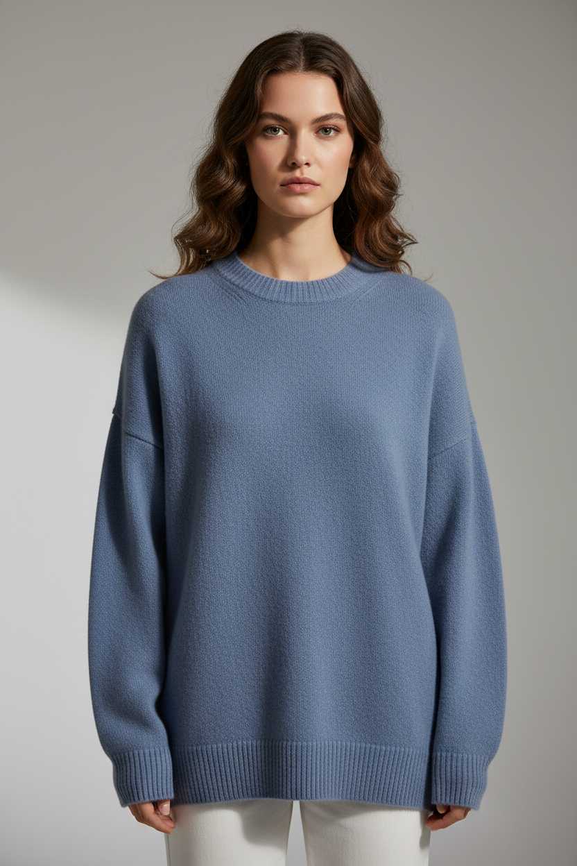 p2Cozy Knit Pullover Sweater