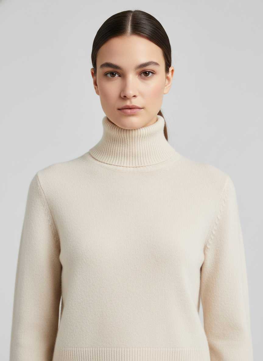 p1 Cashmere-Blend Turtleneck Sweater